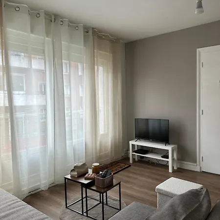 Cosy En Centre De Dunkerque Avec Balcon & Parking Avec Portail Prive - Place Non Nominative 아파트 *