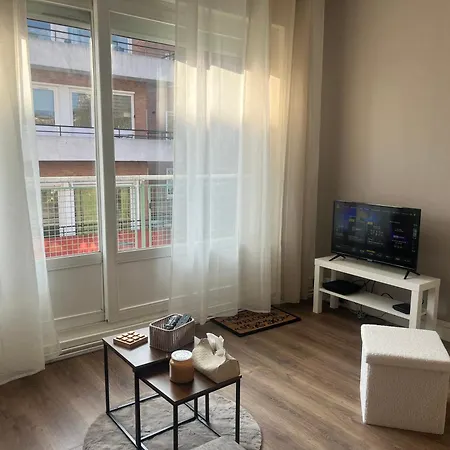 아파트 Cosy En Centre De Dunkerque Avec Balcon & Parking Avec Portail Prive - Place Non Nominative 됭케르크