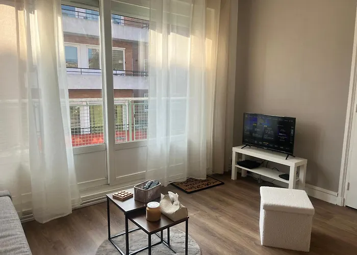 아파트 Cosy En Centre De Dunkerque Avec Balcon & Parking Avec Portail Prive - Place Non Nominative 됭케르크