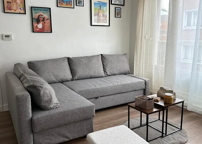 Cosy En Centre De Dunkerque Avec Balcon & Parking Avec Portail Prive - Place Non Nominative *