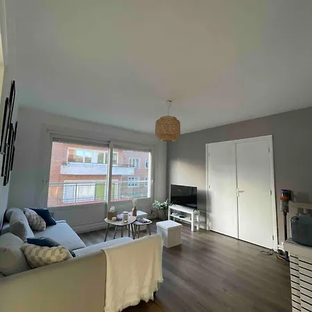 דירה Cosy En Centre De Dunkerque Avec Balcon & Parking Avec Portail Prive - Place Non Nominative