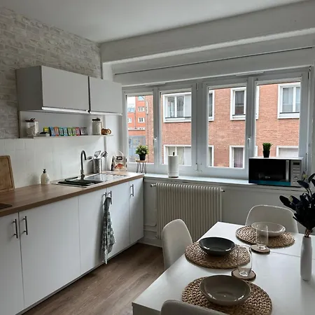 Cosy En Centre De Dunkerque Avec Balcon & Parking Avec Portail Prive - Place Non Nominative *