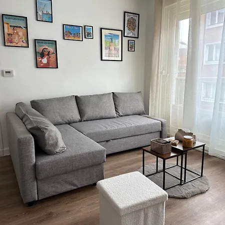 Cosy En Centre De Dunkerque Avec Balcon & Parking Avec Portail Prive - Place Non Nominative *