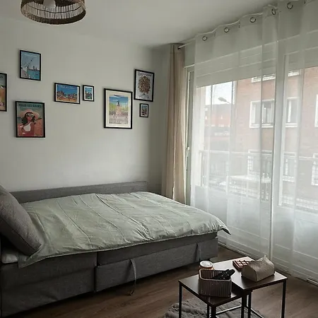 Cosy En Centre De Dunkerque Avec Balcon & Parking Avec Portail Prive - Place Non Nominative * Dunkirk